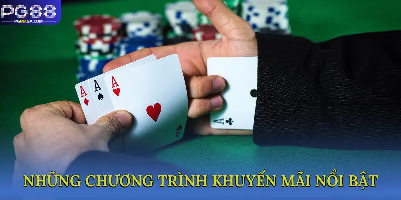 Những chương trình khuyến mãi nổi bật tại PG88